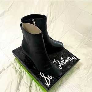 Sam Edelman black booties size 10.5